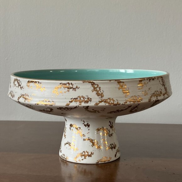 James Kent Minster England Old Foley Compote Bowl Pedestal Serving Dish - Picture 1 of 12